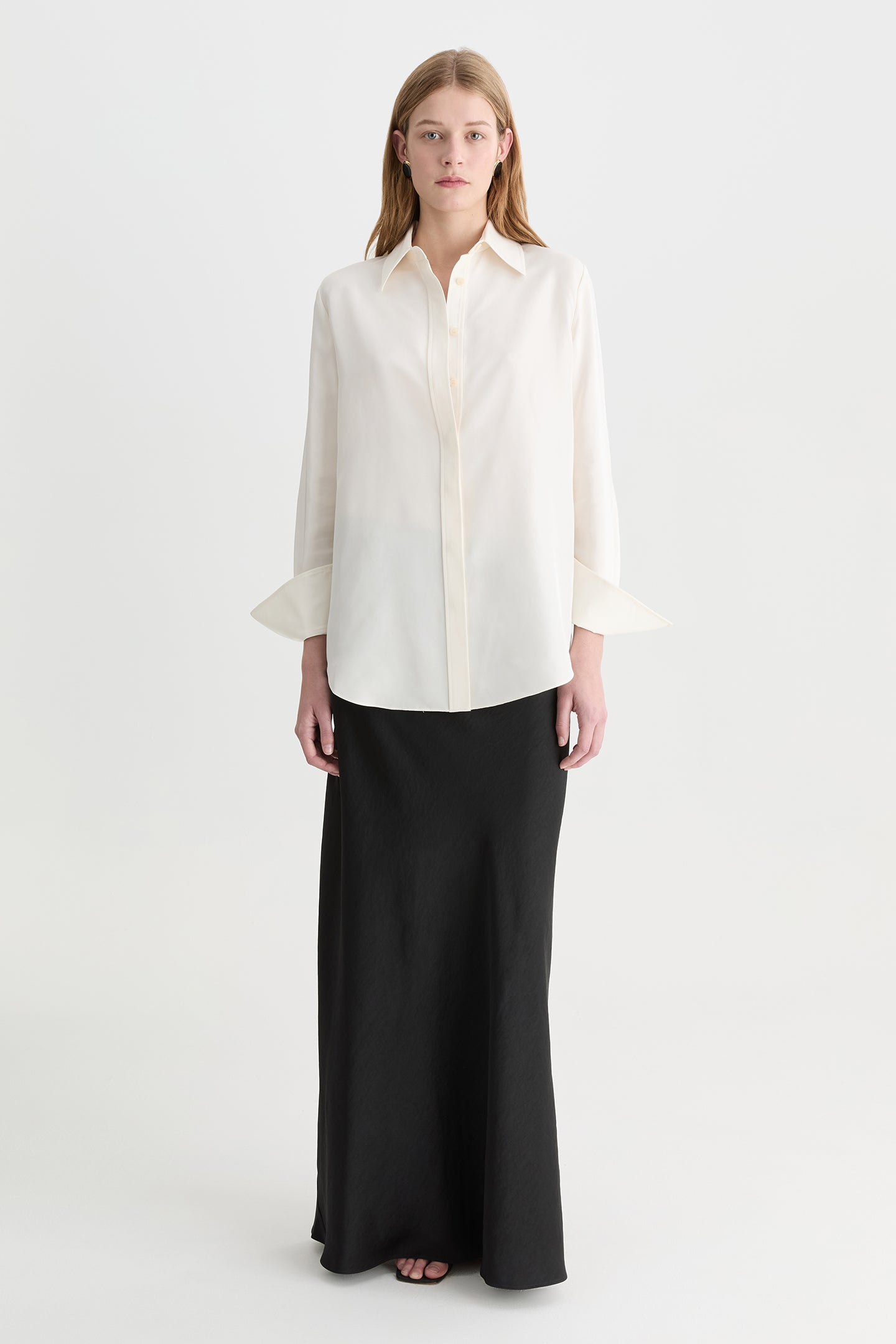 Emi Silk Shirt Ivory