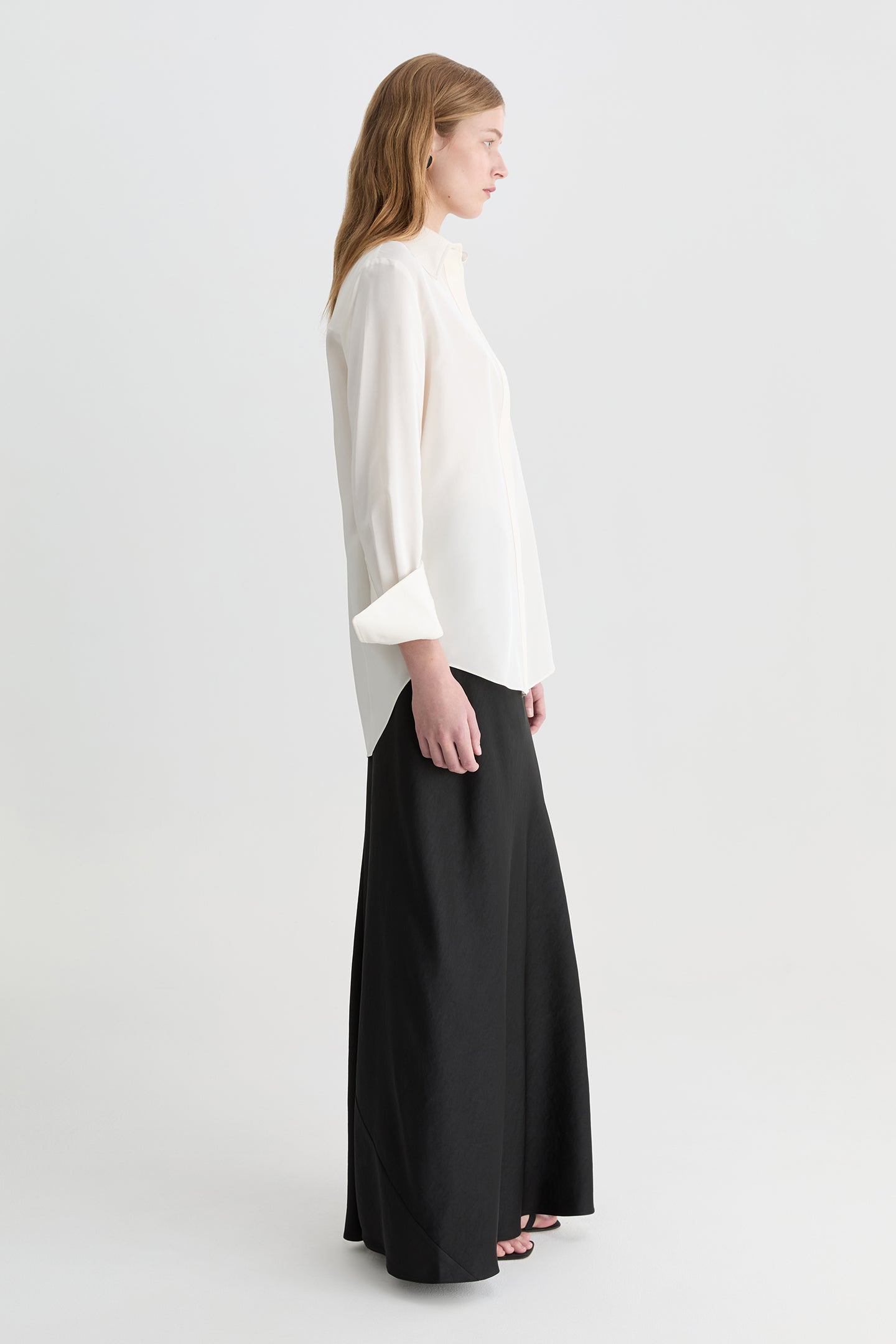 Emi Silk Shirt Ivory