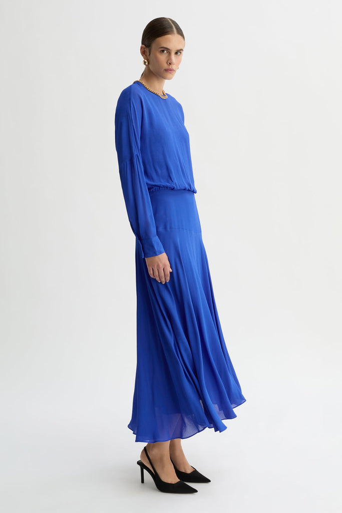 SELENA DRESS-Blue-WILLOW-Australian-Designer