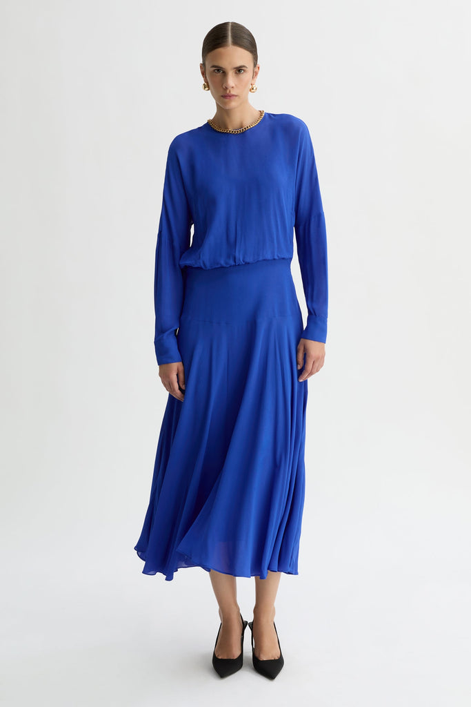 SELENA DRESS-Blue-WILLOW-Australian-Designer