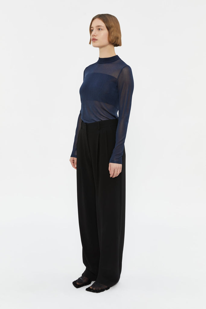 Thea Wide Leg Pant-Black-WILLOW-Australian-Designer