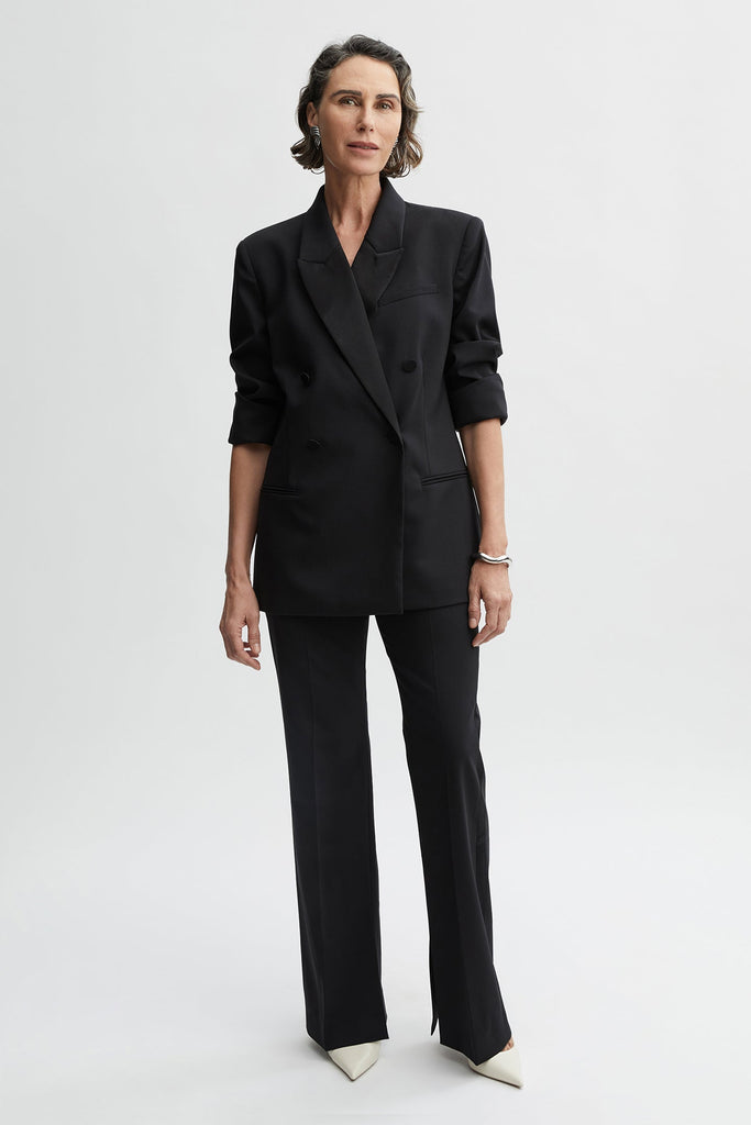 Uma Tuxedo Pant-Black-WILLOW-Australian-Luxury-Designer