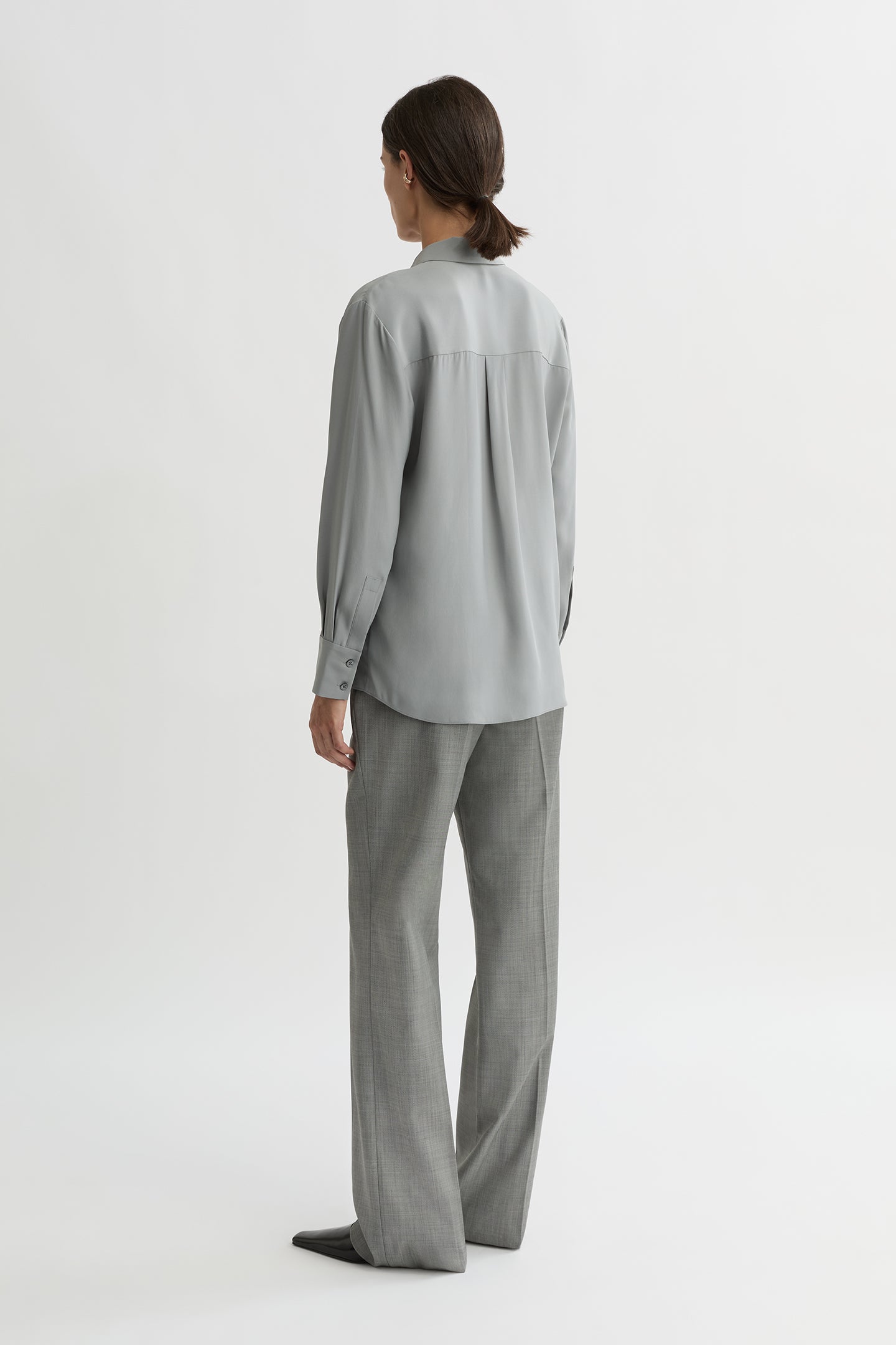 WILLOW-Australian_Designer-Carmelia Silk Shirt Mist