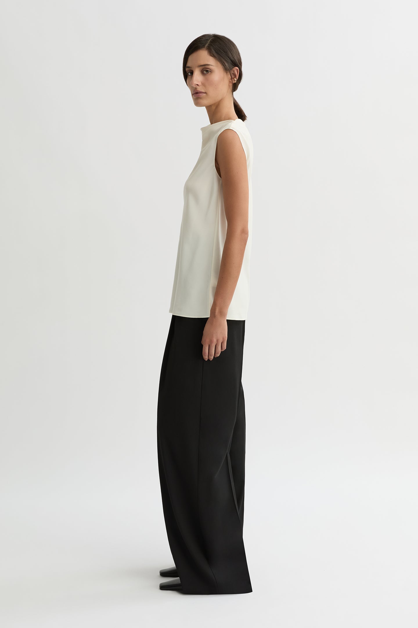 WILLOW-Australian_Designer-Carmelia Silk Top Ivory