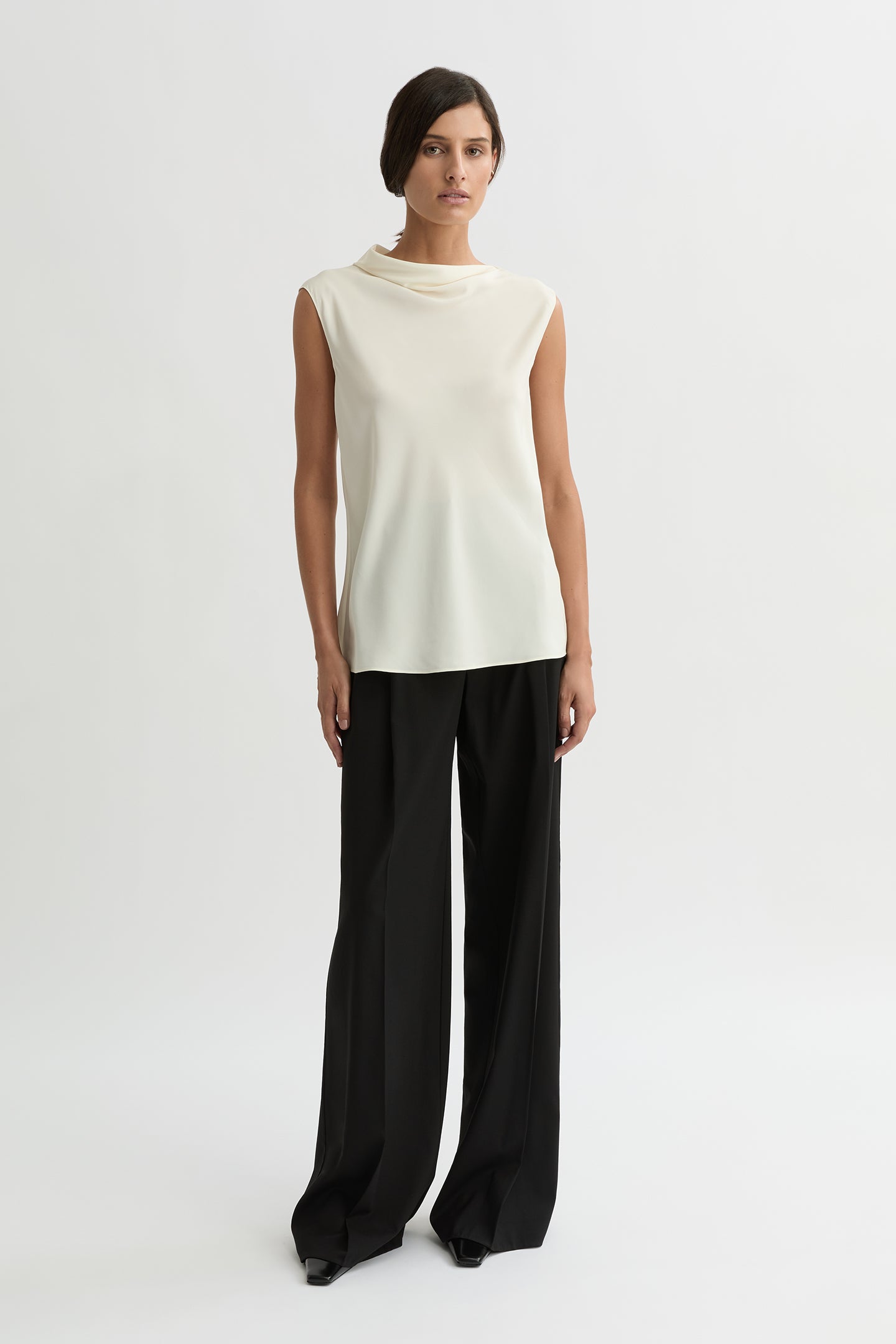 WILLOW-Australian_Designer-Carmelia Silk Top Ivory