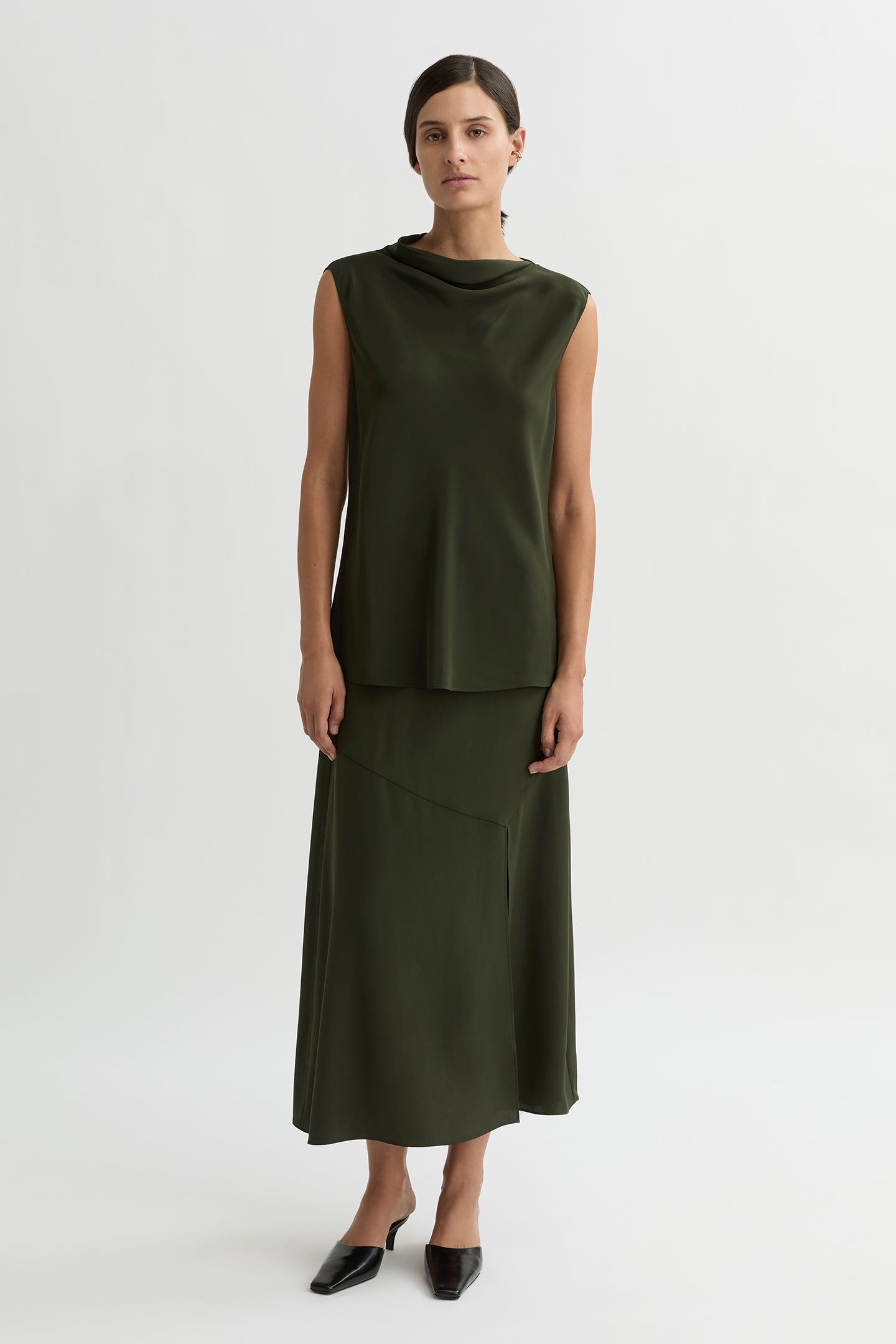 WILLOW-Australian_Designer-Carmelia Silk Top Pine