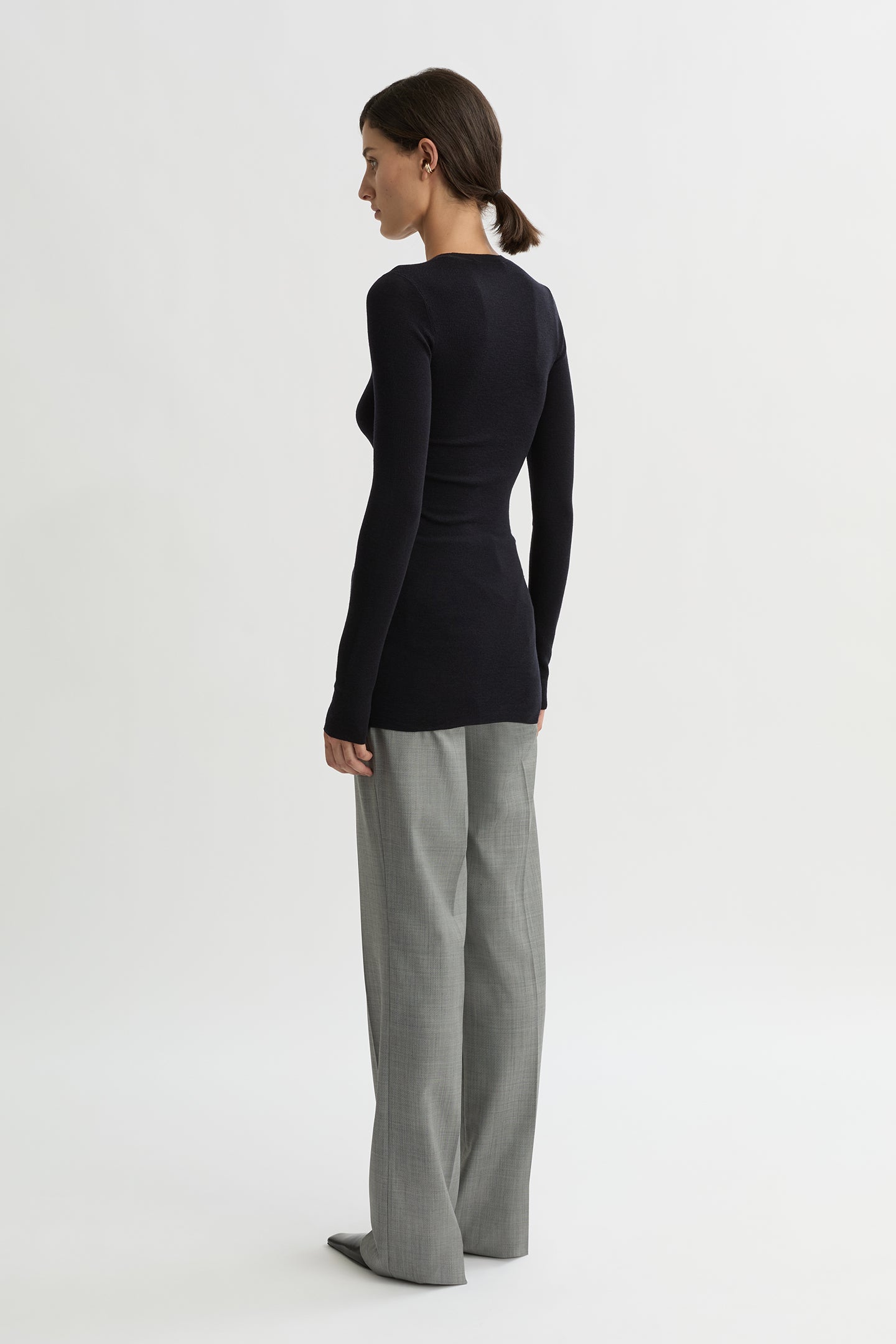 WILLOW-Australian_Designer-Cora Wool Crew Knit Ink