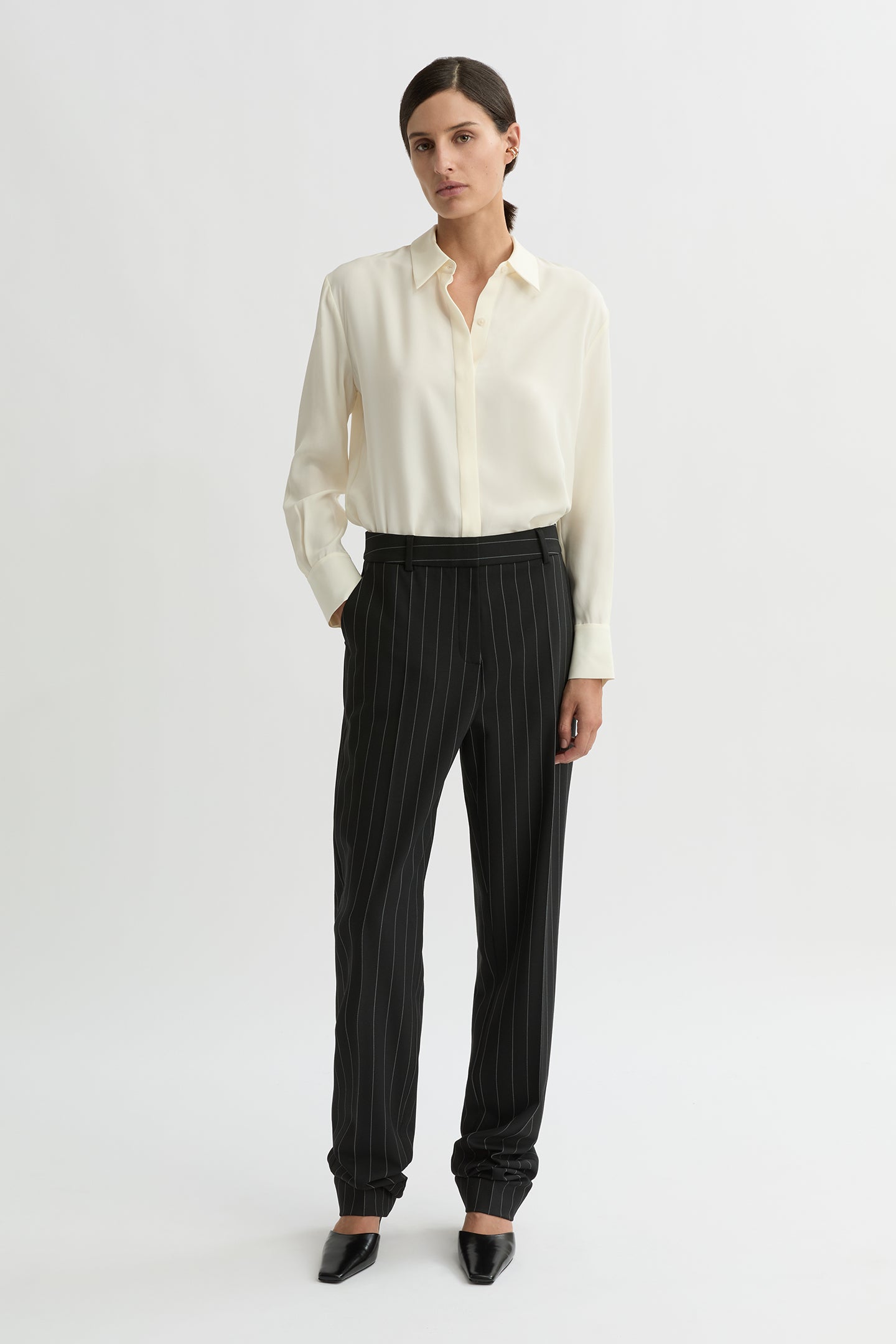 WILLOW-Australian_Designer-Rumi Slouch Pant Pinstripe