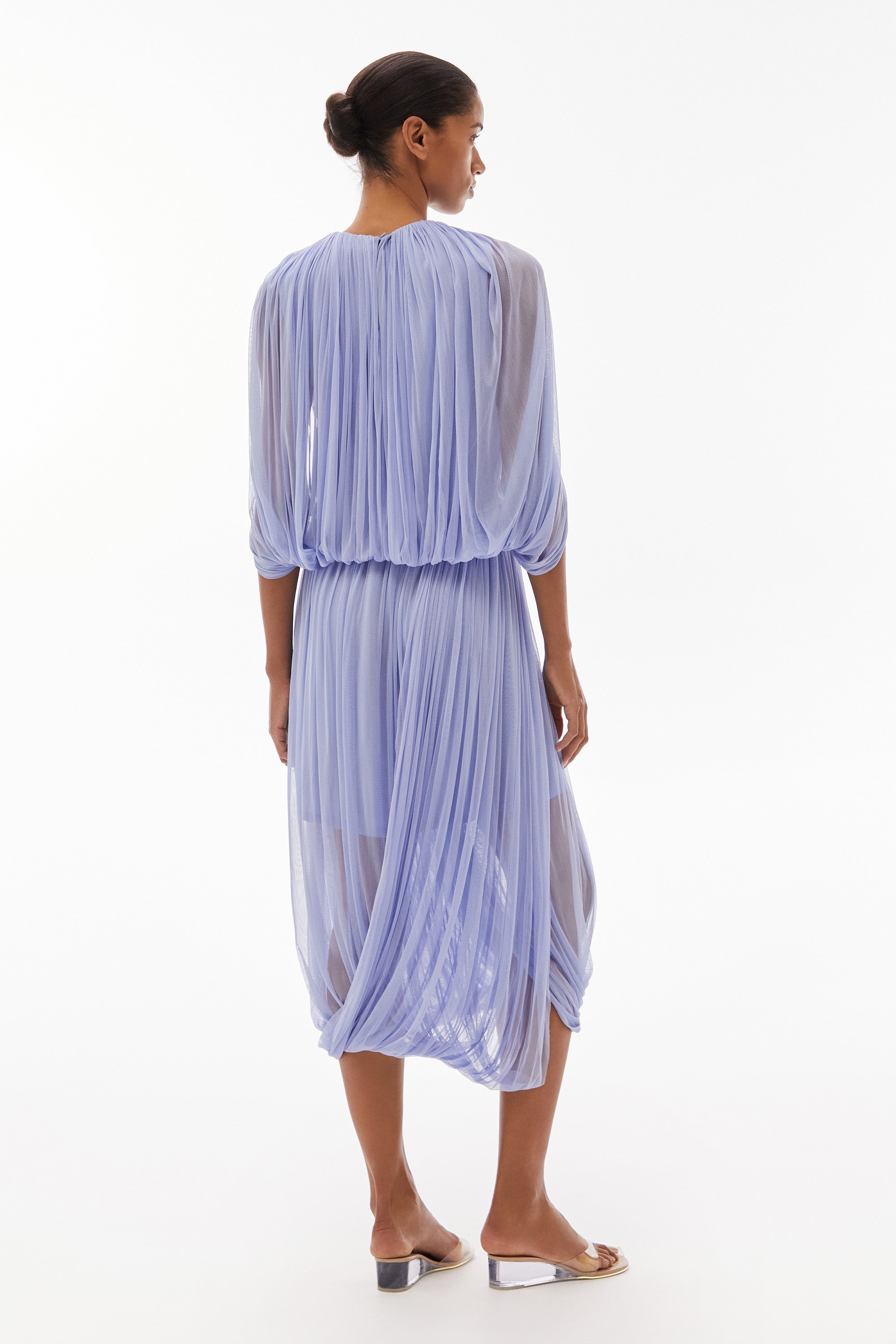 WILLOW-Issa Silk Loop Dress Thistle