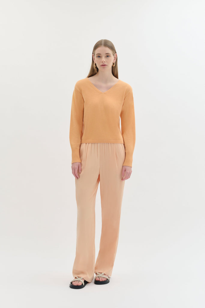 Pull on Pant in Blush-WILLOW