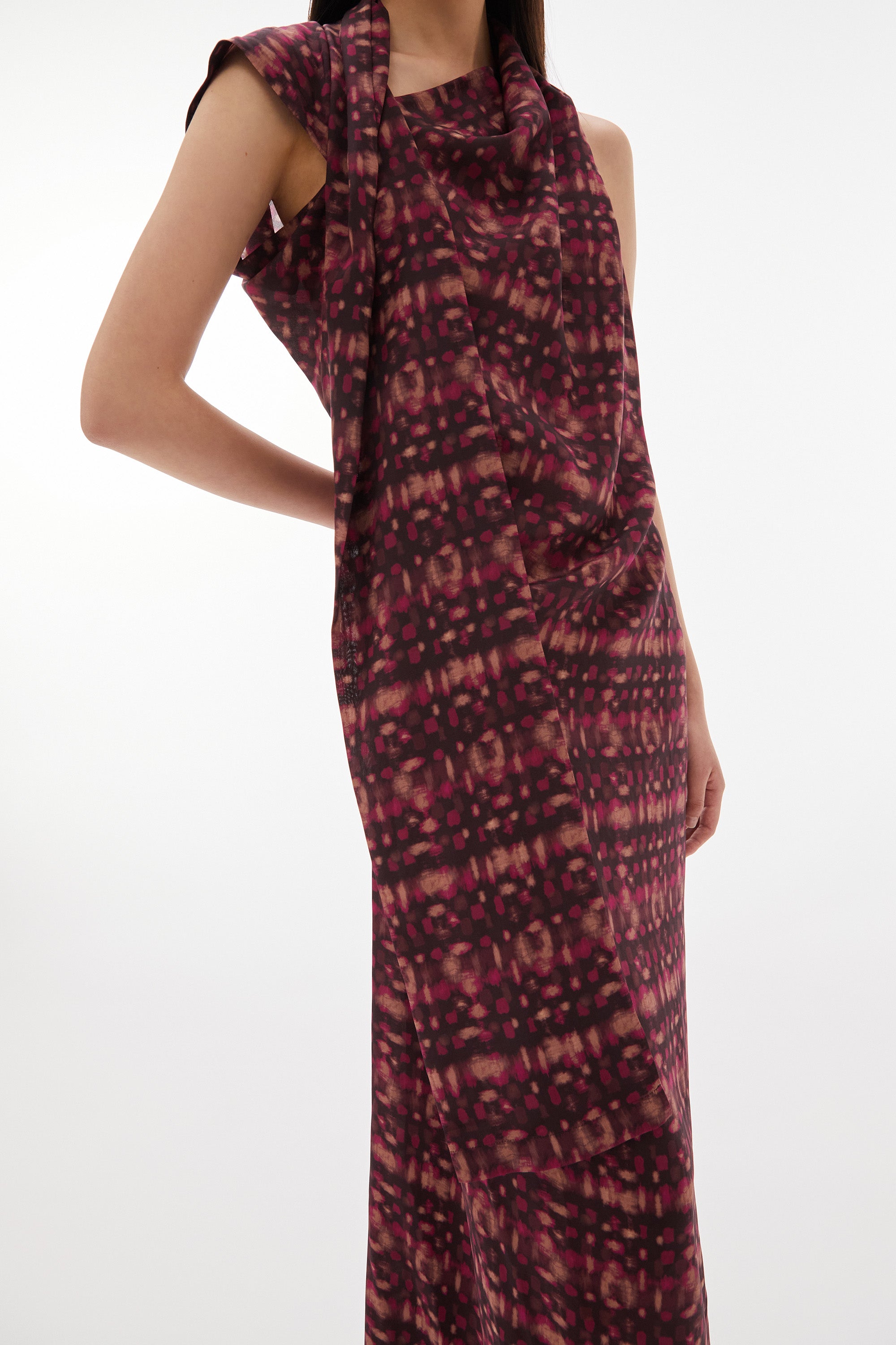 WILLOW-Seren Silk Dress Print