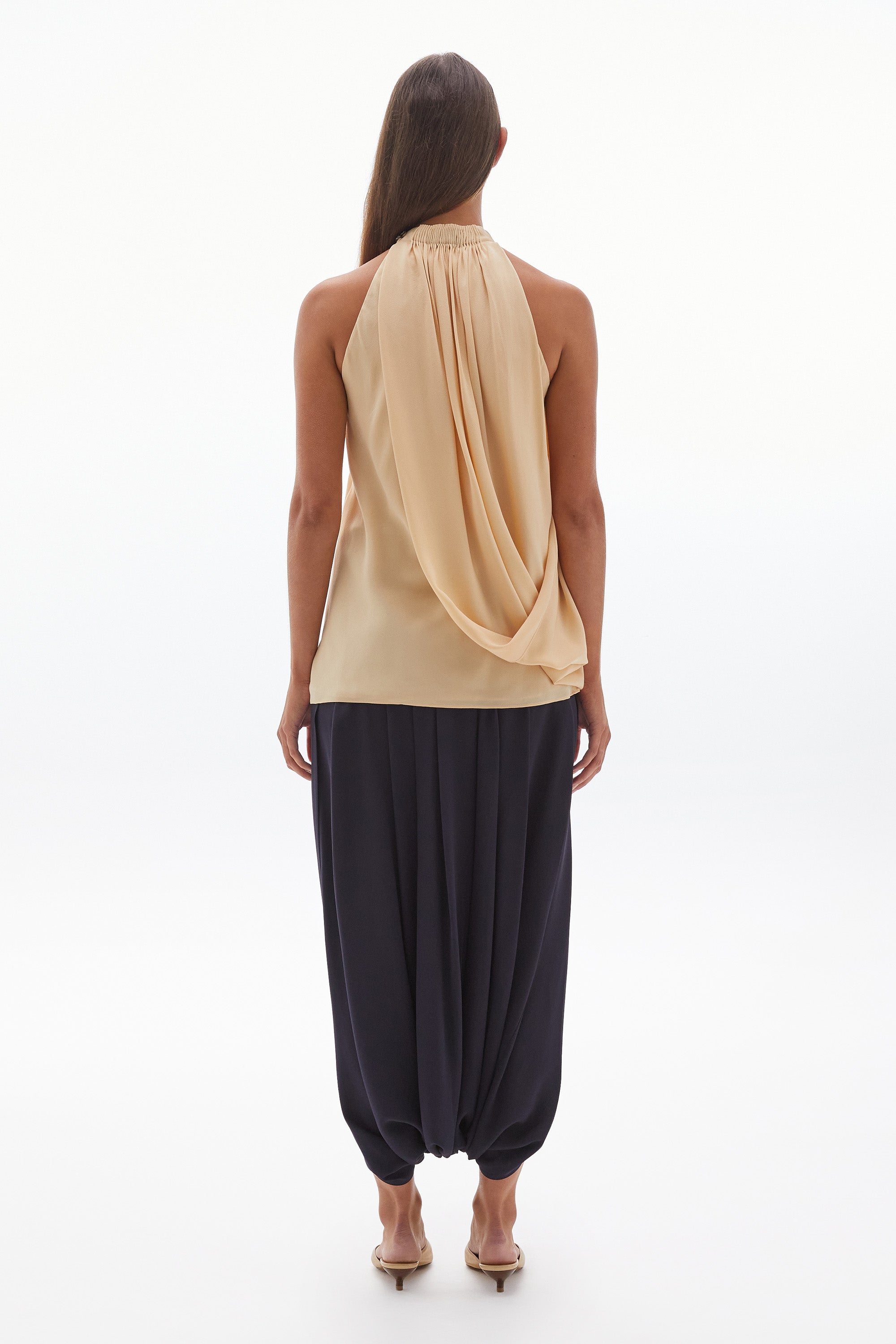 WILLOW-Solis Silk Twist Top Wheat