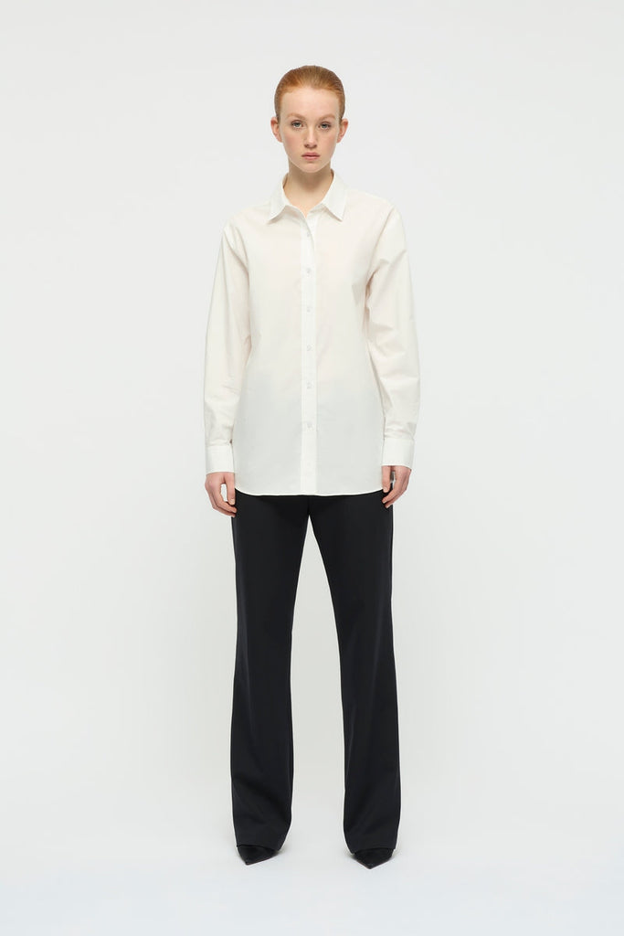 Zale Classic Shirt in Ivory-WILLOW