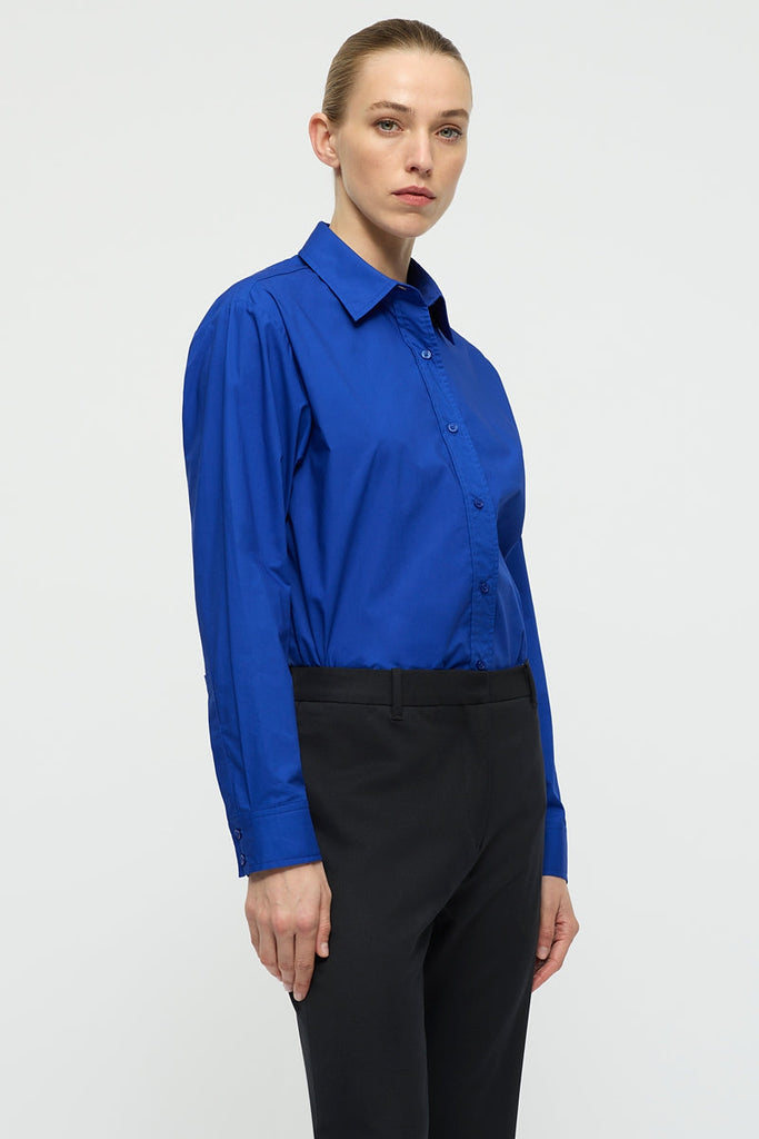 Zale Classic Shirt in Royal Blue-WILLOW