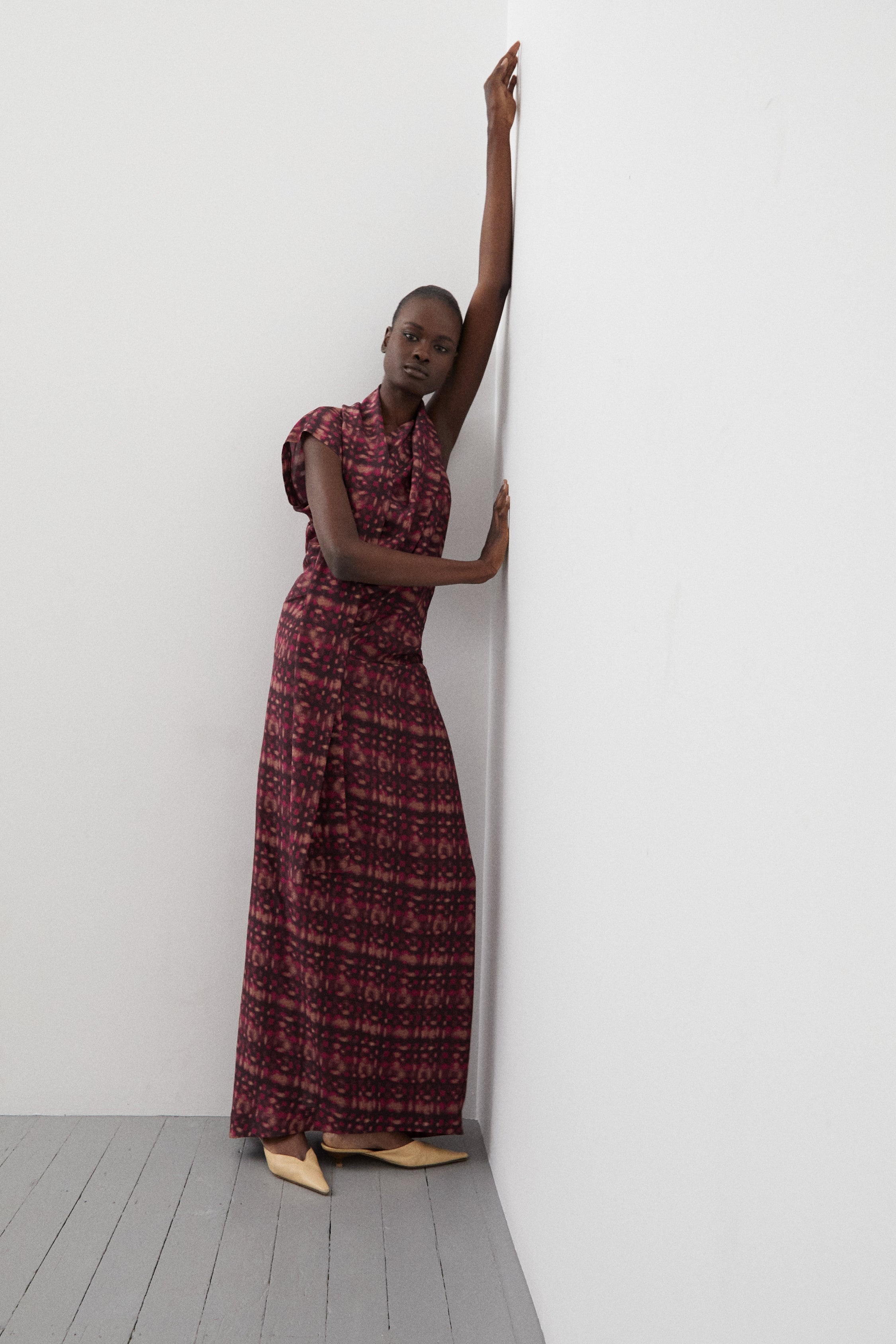 WILLOW-Seren Silk Dress Print