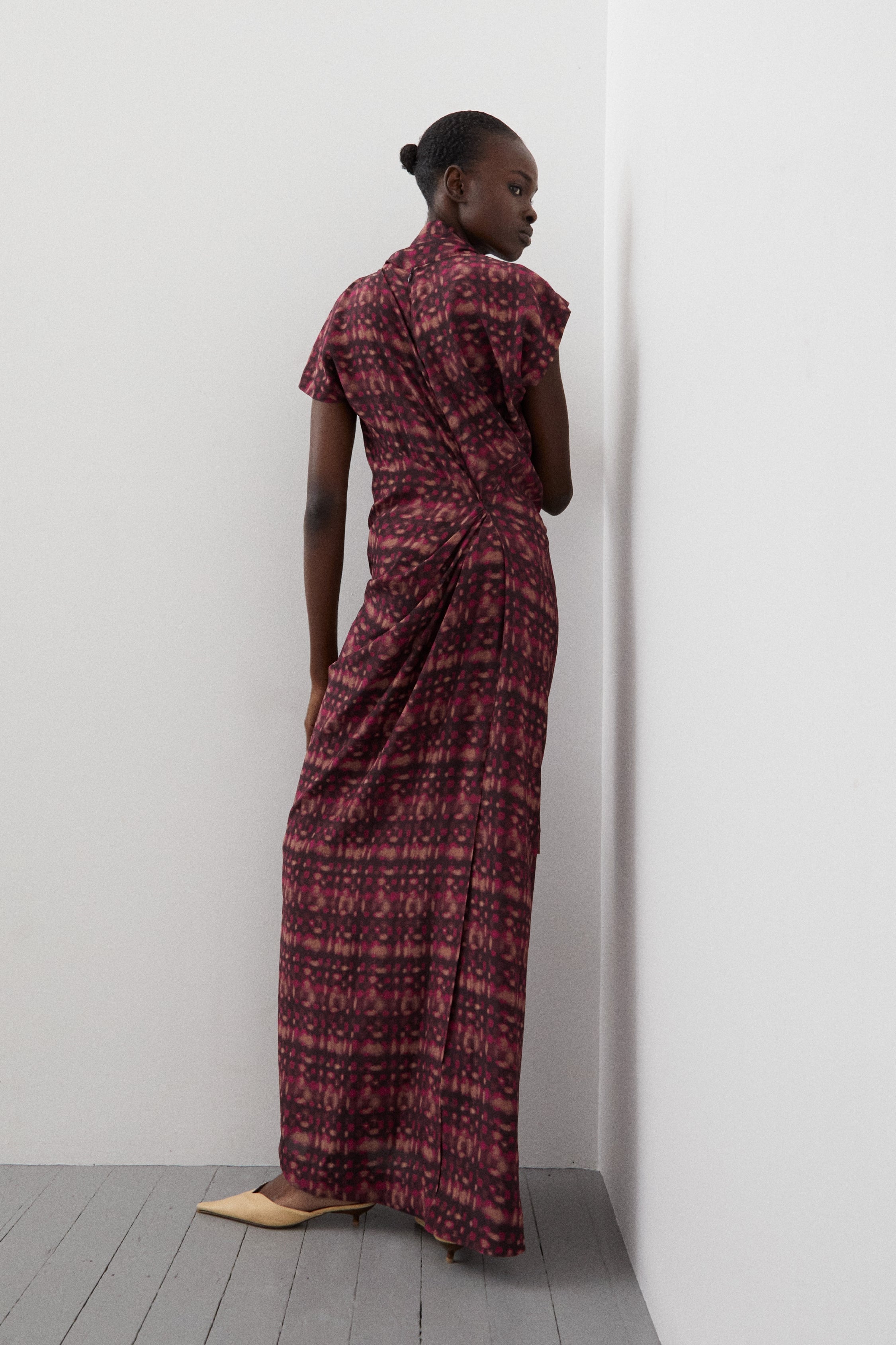 WILLOW-Seren Silk Dress Print